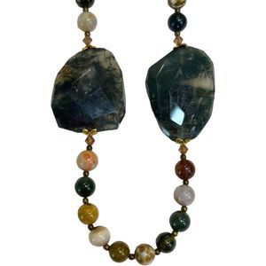 Vintage Dragon Jasper Beaded Necklace